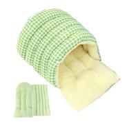 Dog Nest Bed, Soft Plaid Kitten Sleeping Nest, Portable Pet Warm Bed Cave, Washable Pet Cave Bed for Dogs and Cats, Small, Medium, and Large Pets, Home, Indoor, Decoration