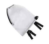 Dog Net Hood - Nylon 31x20cm | Mouth Zipper Guard | for Grooming Training