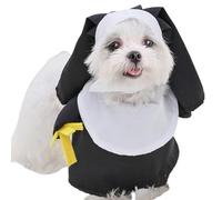 Dog Nun Costume, Funny Cat Nun Outfit, Pet Dress Up Supplies, Holiday Pet Costume, Cosplay Apparel for Pets, Cute Dog Outfit, Cat Halloween Costume, Pet Holiday Accessories, Photo Prop for Pet