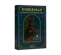 Dog Ornament Christmas Advent 2025-2D Acrylic Puppy Decorations, 24-Day Countdown Pendant Set, Festive Holiday Figurines for Home Car Rearview Mirror, Christmas Decor, 10.24x7.09x1.18 Inches