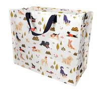 Dog Park Sac de rangement géant XXL avec fermeture éclair Motif chien Env. 58 × 28 × 48 cm