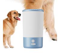 Dog Paw Cleaner, Automatic Muddy Pet Foot Janitor, 3.74x3.94x6.5 Inches Ergonomic Design & Portable, Electric Cat Claw Cleaning Device for Kittens, Puppies, Walking, Lawn, Backyard, Garden, and Home