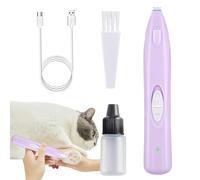 Dog Paw Trimmer, Grooming Electric Puppy Clippers, 6.38x1.02 Inches Rechargeable & Convenient, Mini Animal Figures for Ears, Face, Rump, Eyes, Home Daily Use and Collectible