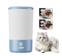 Dog Paw Washer - ABS Thermoplastic Rubber 9.5x10x16.5cm | Automatic Electric Cat Dog Foot Cleaner | USB Rechargeable Paw Cleaning Device For Kittens Puppies After Walking Lawn Backyard Garden