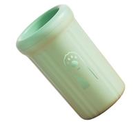 Dog Paw Washer, Pet Muddy Foot Cleaning Cup 8.5x8.5x15cm, Portable Soft Bristle & Detachable Paw Washer for Small/Medium/Large Breeds, Daily Grooming, Post-Walk