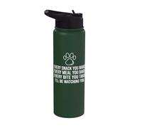 Dog Paws Any snack for dog lovers and owners Stainless Steel Insulated Water Bottle