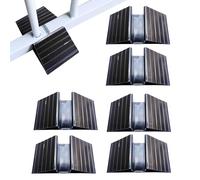 Dog Pen Stabilizer - 6 Pieces Pet Gate Support Feet, Replacement Gate Feet, Triangle Fence Reinforcement, Playpen Stopper for Puppy Cat Kids Bedroom Kitchen Bathroom Living Yard Garden