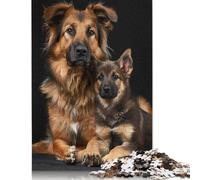 Dog Pet Animal Family Puzzles 1000 Pieces Cadeau Unique Jeu Éducatif Challenge Toy À De Qualité Supérieure Peinture Art pour Adultes Et Enfants À Partir De 14 Ans 1000pcs (75x50cm)