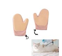 Dog Pet Hair Remover Gloves, Reusable Electrostatic Grooming Mitt for Furniture, Carpet, Car Seat - for Dogs & Cats (2PCS-A)