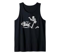 Dog Pet Skeleton Halloween Decor,Can I Pet That Dog Skeleton Débardeur