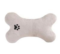 Dog Pillow - Chew Resistant Bone Shaped Pet Cushion For Travel | Neck Support Comfort Pillow With Reinforced Fabric And Plush Interior For Indoor Outdoor Sleeping Play Cuddling All Breeds Aggressive