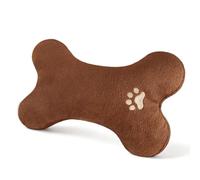 Dog Pillow - Soft Washable Chew Resistant Pet Cushion | Plush Fabric Bone Shaped Cat Calming Pillow with Soft Filling for Small Medium Large Puppy Kitten Aggressive Chewers Cuddling Sleeping Pet Bed A