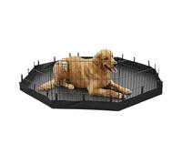 Dog Playpen Mat, Indoor Cat Fence Pad, Waterproof Oxford Cloth, Washable Material, Puppy Training Pads, Ideal for Playpen, Bed, Sofa, Trunk, Home, Travel, Outdoor Use, Black