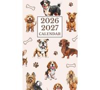 Dog Pocket Calendar 2026-2027: Two Year Schedule Organizer From January 2026 To December 2027 | Small Size for Purse | Perfect Gift for Dog Lovers