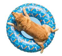 Dog Pool Float Inflatable | Leak-Proof PVC Doggy Water Raft Small