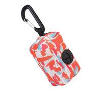 Dog Poop Bag Holder - Compact Lightweight Pet Dispenser, Polyester Material, Mesh Fabric Attachment, Secure Loop Easy To Attach | Waste Sack Carrier Perfect For Outdoor Travel Trips Parks