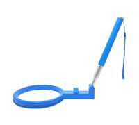 Dog Poop Scooper, Easy Dog Waste Picker, 8.66x5.51inch, Extendable Handle Foldable Catcher, Hands- Cleanup Tool, Ideal for Puppy, Park Walks, Travel, Adventures, Outings, Blue