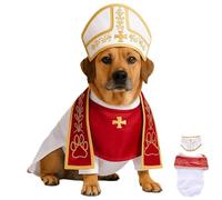 Dog Pope Costume, Cat Pope Costume, Pope Hat for Dog Cat Outfit Costumes, Pet Costume Accessory for Small Dogs Cats Outfit, for Pet Parties, Festival Celebrations (#XL)