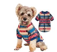 Dog Pullover Sweatshirt - Warm Dog Clothes | Thick Puppy Pullover Sweatshirt | Thick Warm Dogs Coat | Winter Pet Clothing | National Style Dogs Winter Sweater for Puppy, Large Cat, Medium D0g