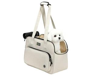 Dog Purse - 16.93x8.07x11.81 inch Soft Backpackr with Large Pockets, Comfortable Small Dog Purse Suitable for Travel, Daily Shopping, Walking, Park Outing, Picnic
