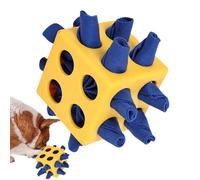 Dog Puzzle Ball - Dispensateur de gâterie Interactive et Jouet de mangeoire Lent | Jouet de Puzzle d'enrichissement à croquer pour la Stimulation mentale chez Les Chiots, Les Petits, Moyens et Grands