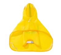 Dog Raincoat - Canine Rain Protection, Bright Waterproof Poncho, Adorable Design Reflective Strip Adjustable Fit | Outdoor Travel Walking Jacket Cute Duck Shape Pet Apparel Small Medium Large Puppy