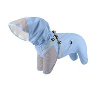 Dog Raincoat, Caped Pooch Rainwear, 0.44 inches Easy to Wear & Secure Closures, Adjustable Pet Clothes for Medium, Extra Large Dogs, and Outdoor Walk Gear