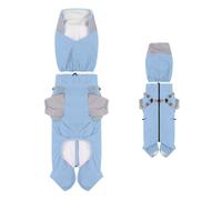 Dog Raincoat, Caped Pooch Rainwear, 0.44 inches Easy to Wear & Secure Closures, Adjustable Pet Clothes for Medium, Extra Large Dogs, and Outdoor Walk Gear