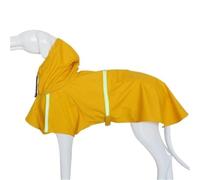 Dog Raincoat Waterproof Reflective Dog Raincoats For Small Medium Dogs With Adjustable Straps Lightweight Easy To Clean Pet Rain Jacket For Bichon Yorkie Terrier Poodle Labrador Retriever(Yellow,5XL)