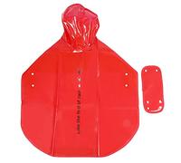 Dog Raincoat Weather - Ready | PU Pet Rain Jacket with Hood for Small Medium Large Dogs/Cats | Red Rain Cape for Walking in Rain (5XL)