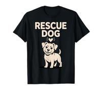 Dog Rescue Supporter Animal Lover Adopted Pup Pride T-Shirt