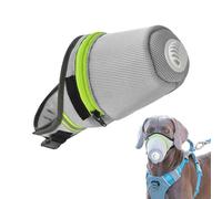 Dog Respirator Muzzle, Adjustable Filter, Dogs Snout, Reflective Strip Design, Mouth Cover, 4.72x4.72x3.35 to 6.5x6.5x4.72 inches, Ideal for Park Running Walking Home
