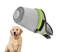 Dog Respirator Muzzle, Adjustable Filter, Dogs Snout, Reflective Strip Design, Mouth Cover, 4.72x4.72x3.35 to 6.5x6.5x4.72 inches, Ideal for Park Running Walking Home