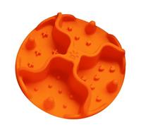 Dog s - Slow Food Pad avec ventouse | Jouet d'entraînement portable pour animaux de petite à moyenne taille, tapis de licking en silicone, mangeoire de toilettage, bain et texture apaisante