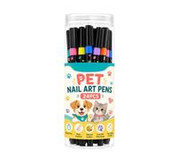 Dog Safe Nail Pen - 24-Color Glitter Quick Dry Grooming Pet Supplies