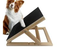 Dog Scratch Board - Wooden Dog Nail Scratch Boards, Interactive Fun Scratcher with Treat Box, Scratcher Pad Boards for Beach Park Yard Home Garden Indoor Outdoor Reduce Boredom