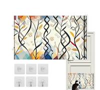 Dog Screen for Stairs,No-Drilling Puppy Safety Fence - Dog Barrier Indoor Gate | for Staircase Hallway Doorway Kitchen Bedroom Bathroom Home House Apartment