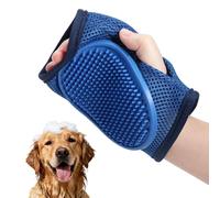 Dog Scrubber - Rubber Mesh 11cm Dog Bathing Brush | Pet Grooming Gloves | Shampoo Gloves Massager | For Grooming Shedding Hair Coat Claw Cat Bunny Puppy Medium Large Breed Home