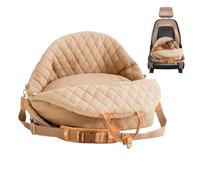 Dog Seat - Pet Carrier, Washable Waterproof Bed with Handles Adjustable Strap, Dog Booster Seat Cat Travel Carrier | for Truck SUV RV Auto Front Back Puppy Kitten Cat Small Pets Outdoor