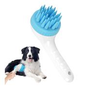 Dog Shampoo Brush - Brosse de lavage pour chien | Long Handle Pet Bath Massage Scrubber Cats Shower/toilettage Puppy Scalp Exfoliator Massager Shower Comb Supplies Puppy Cleaning