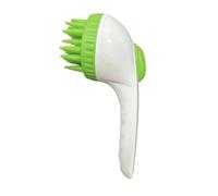 Dog Shampoo Brush with Long Handle, Puppy Scalp Exfoliator Massager, 7.48x2.95x3.54 Inches Convenient Press Shampoo Scrubber for Dogs, Cats Grooming, Bathing, and Soothing