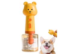 Dog Shampoo Dispenser, Electric Soap Dispenser, Pet Foam Machine with Fun Bear and Dinosaur Design for Use at Home or While Traveling, 9.06x3.35x3.35 Inches