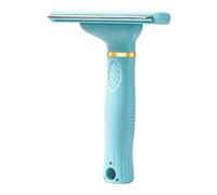 Dog Shedding Brush - Self Cleaning Rounded Teeth Ergonomic Handle | Pet Shedding Comb for Home Pet Shop Kitten Puppy Short Medium and Long Hair