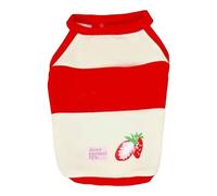 Dog Shirt for Small Dogs | Soft Cotton Sleeveless Puppy Clothes | Cute Fruit Pattern Design for Schnauzer/Teddy/Bichon | Spring & Summer Apparel (XXL)