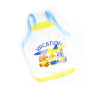 Dog Shirt for Small Dogs | Soft Polyester Pet Clothes for Summer/Home/Outdoors | Cooling Puppy Shirt, Machine Washable (S)