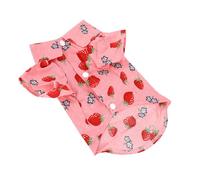 Dog Shirt,Four Yards.Dog Tshirts for Dogs,6 Colors, Dog Shirts,Yellow Shirt Dog,Cute Fruit Pattern,Dog Shirts for Small Dogs, Medium Dogs and Large Dogs (M)