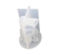 Dog Silicone Candle Mould Bulldog Soap Mould DIY Puppy Wax Baking Casting Ornament Baking Casting