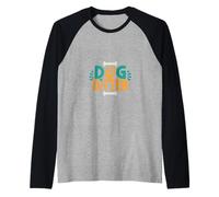 Dog Sitter Paw Print Pet Care Fun Manche Raglan