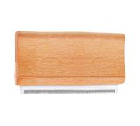 Dog Slicer Brush - Slicer Brush for Dogs | Brosse de deshedding pour chats | Poignée en bois Slicker pour chiens et chats | Dematting sous-poil râteau dogg | Pennici le toilettage des S