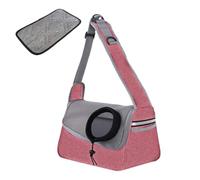 Dog Sling Carrier, Adjustable Dog Carrier, Breathable Puppy Carrier, Pet Sling Carrier with Storage Pocket, Travel Dog Carrying Bag, Improved Mobility, Dependable Pet Companion for Small Dog and Cats